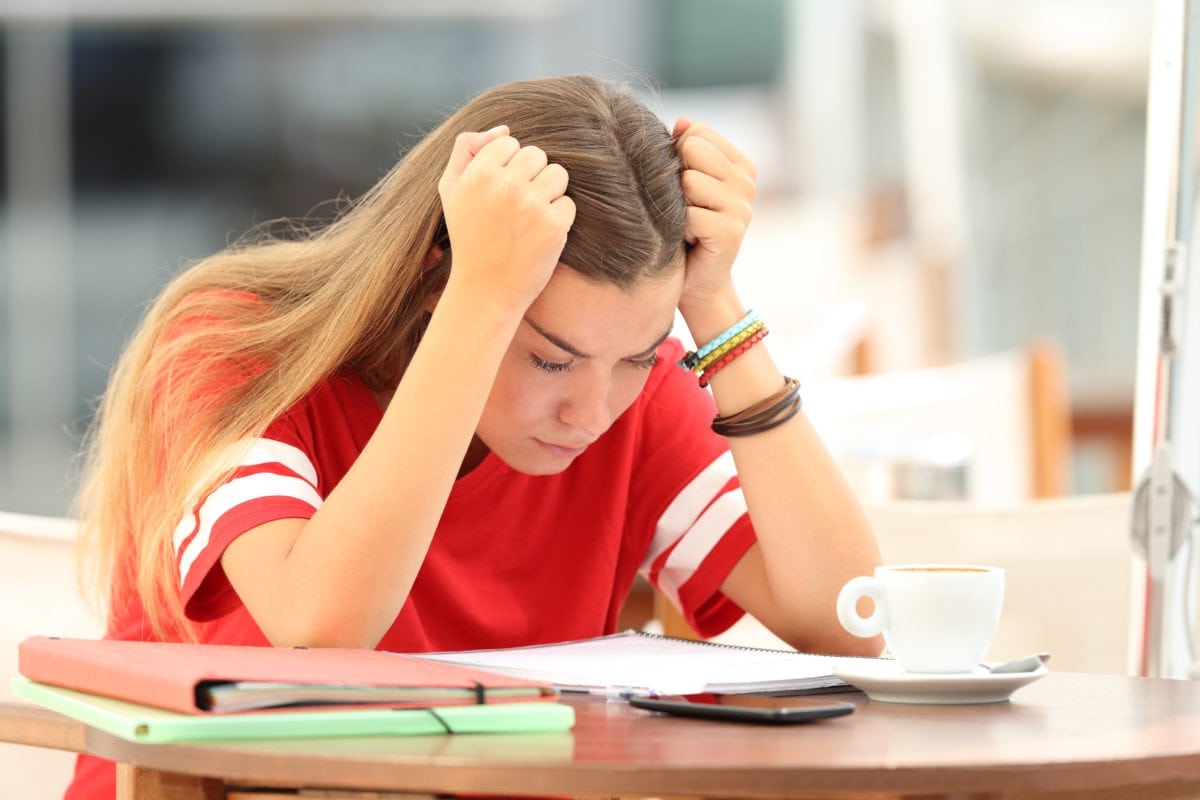 Frustrated Student Trying To Understand Notes In A Bar The LearnWell 